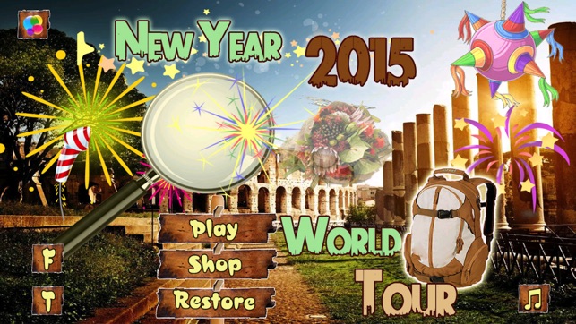 New Year 2015 : World Tour Hidden Object(圖2)-速報App