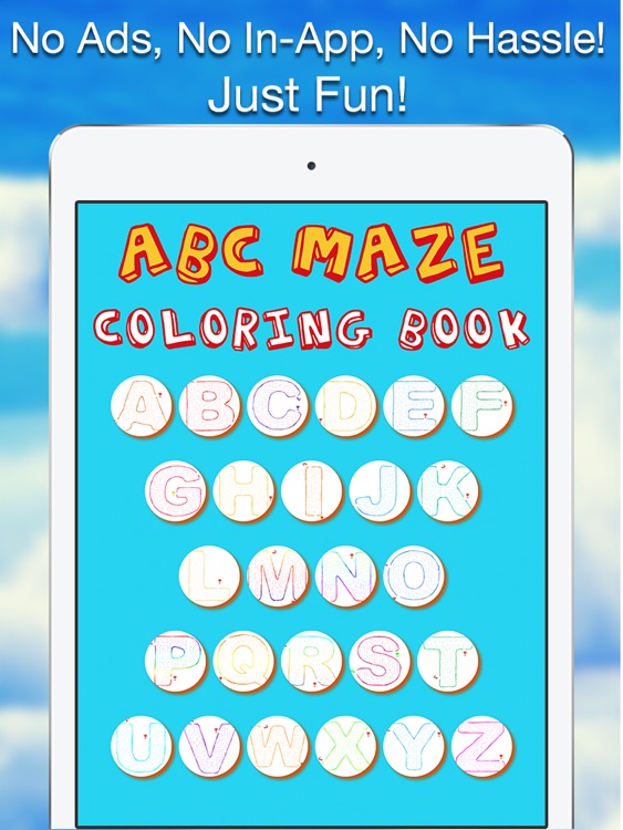 ABC Maze Coloring Book - Fun with the Alphabet for Kids and Toddlers