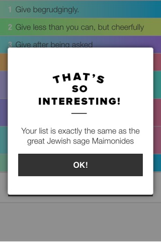 Clink!: Making Change by Giving, a Tzedakah (Charitable Giving) App for Teens, created by the Jewish Communal Fund screenshot 2