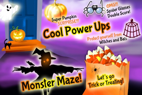 Witch ‘n Ghost Costume Party - Magic Monster Pumpkin Challenge - Trick Or Treat Candy Maze - Kids Halloween Adventure Game screenshot 3