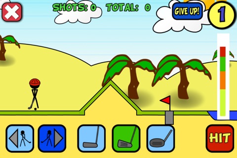 Stick Man Mega Golf Free screenshot 4
