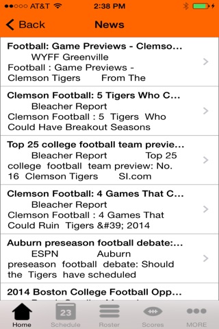 College Sports - Clemson Football Edition screenshot 2