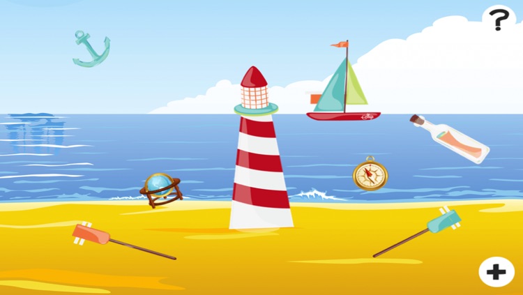 Ahoy sailing boat! Counting game for children: learn to count numbers 1-10