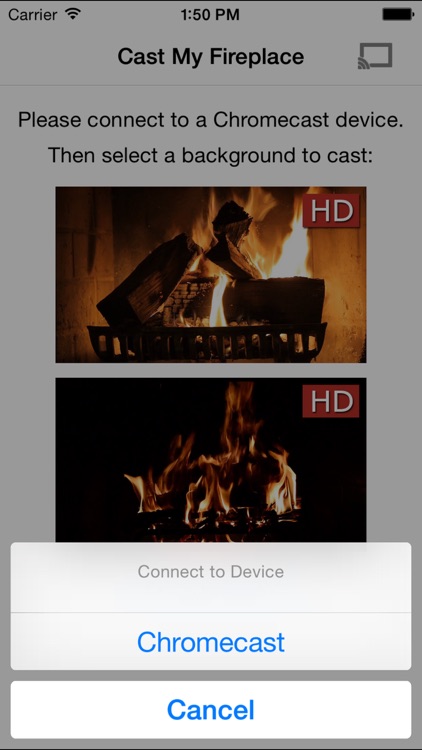 Fireplace for Chromecast