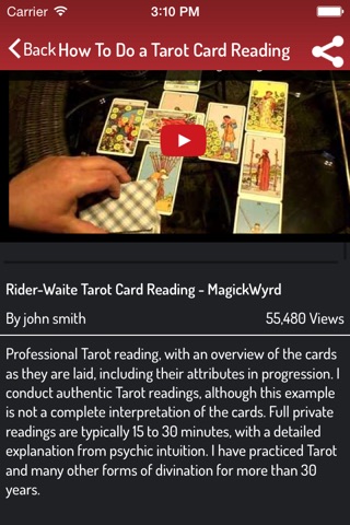 Tarot Guide - How To Use screenshot 3