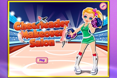 Cheerleader makeover salon screenshot 2