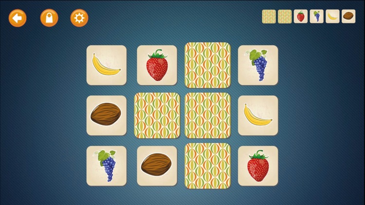 Learn French with Little Genius - Matching Game - Fruits