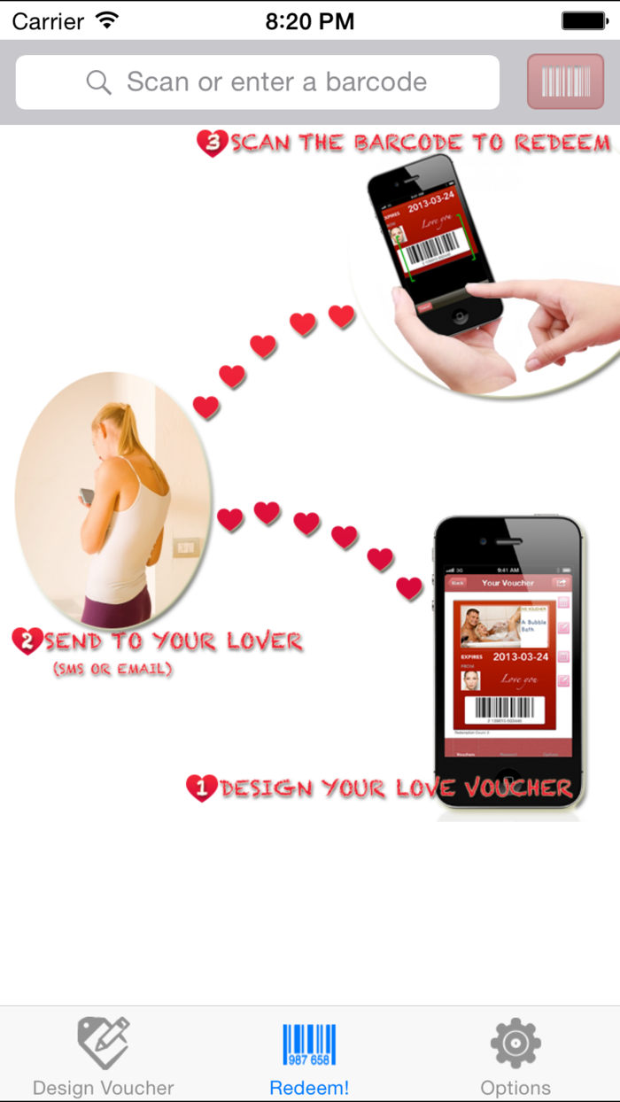 Love Voucher Coupons Designer