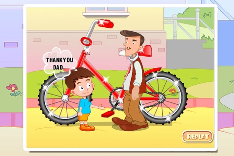Cleaning bike-kids game screenshot 3