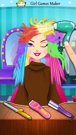 Game screenshot Crazy Hair Salon! Princess Fashion Doll SPA hack