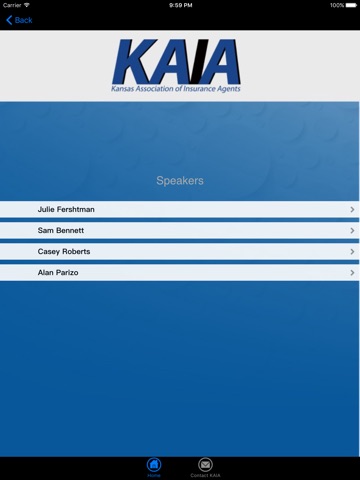 KAIA Events HD screenshot 3