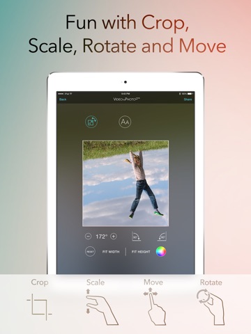 Video to Photo Square Free - Photos from Videos iPad Edition for Instagram screenshot 4
