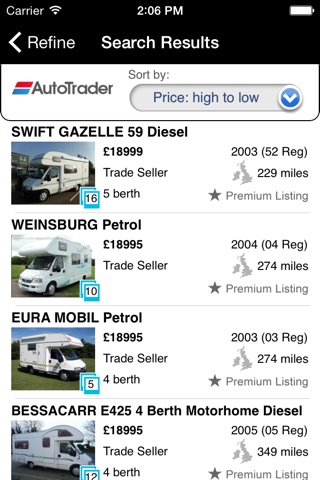 Auto Trader Motorhome & Caravans screenshot 2