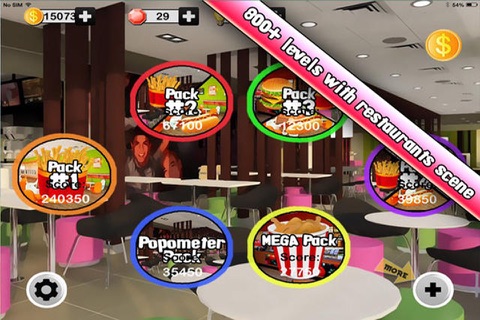 Fastfood Diner Takeout: Hot Dog & Burger Popping Feast screenshot 2