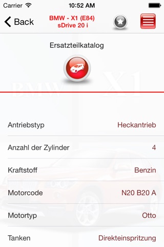 Запчасти для BMW X1 screenshot 3