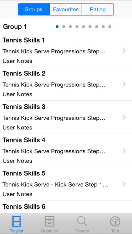 Tennis Skills