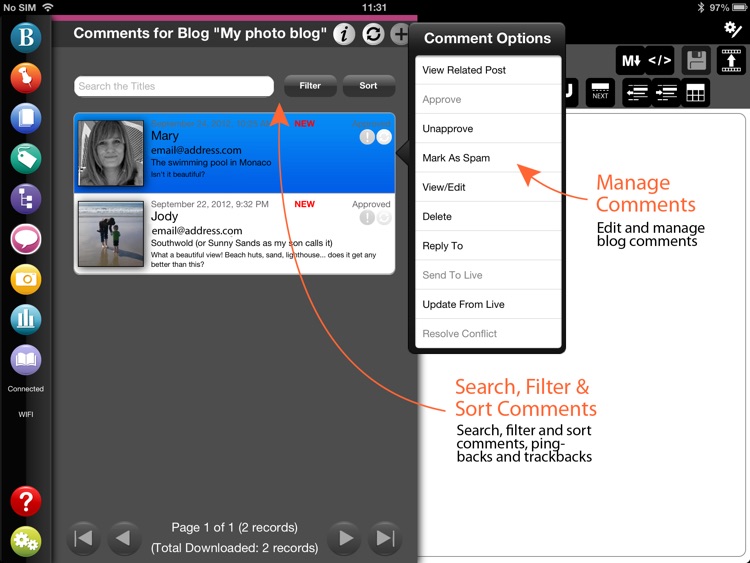 BlogPad Pro for WordPress & Blogger screenshot-4