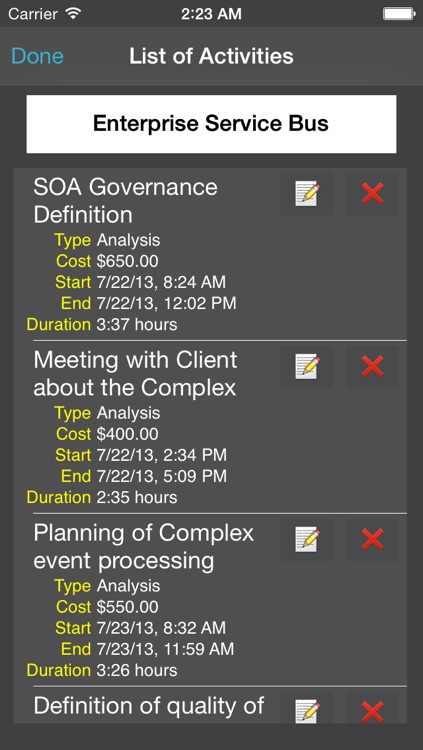 Time Management App (iTime App) screenshot-3