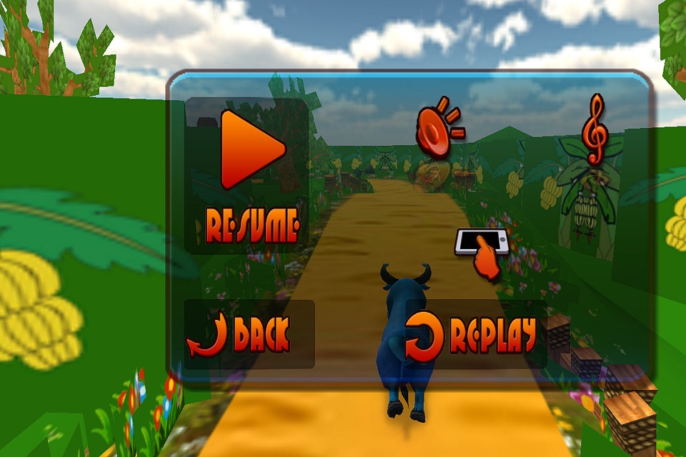 Bull Chik Run - Farm Animal Frenzy screenshot 4