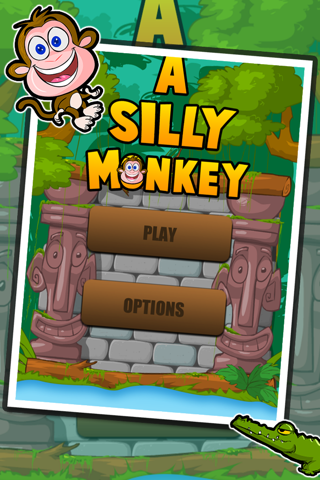 A Silly Monkey - cut the vines and swing from rope to rope to land on the island! screenshot 2