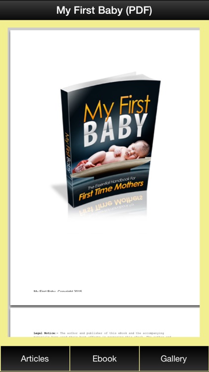 Pregnancy First Baby - All Information You Need To Prepare For Your First Baby After Pregnancy