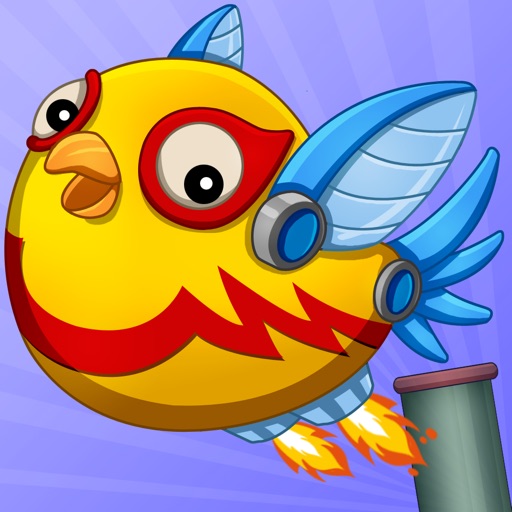 Flappy Robot Bird Icon