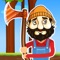 Timber Jack - Lumber Man Axes Wood!