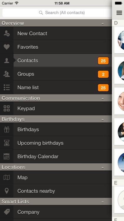 Contaqs - the Contact Manager