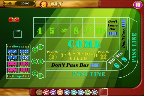 All-in & Hit it Lucky Fortune Leprechaun Craps Dice Games - Best Jackpot Prize at Stake Casino Free screenshot 4
