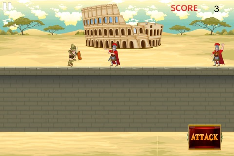 No Blood No Glory! - Gladiator Hero Run - Free screenshot 2