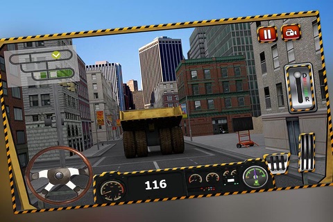 Construction Truck Simulator 3D- real construction simulation and parking adventure game screenshot 3