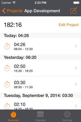 Tick Track - Simple Time Tracking for Freelancers and Students screenshot 2