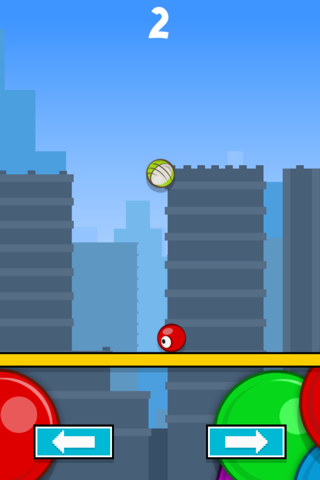 Bouncy FootBall vs Red Ball FREE screenshot 2