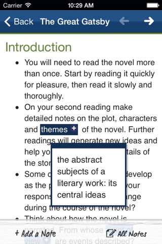 The Great Gatsby York Notes Advanced screenshot 3