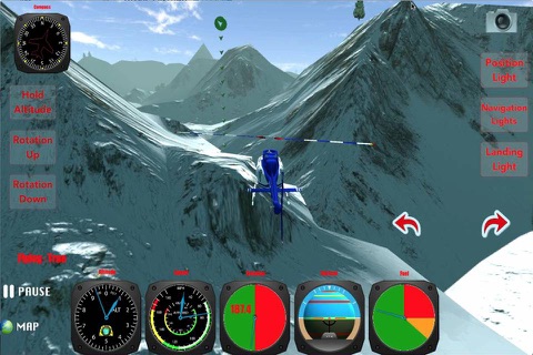 X Helicopter Flight 3D Free screenshot 3