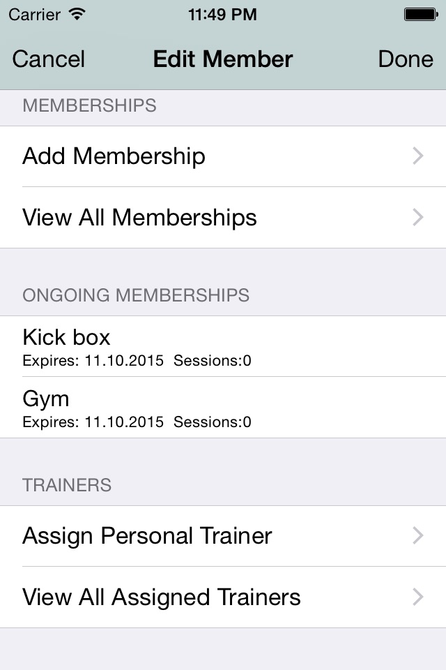 Gym Manager screenshot 3