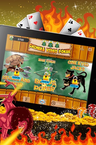 Chimera Video Poker Pro: Big fun with classic adventure casino poker game screenshot 4