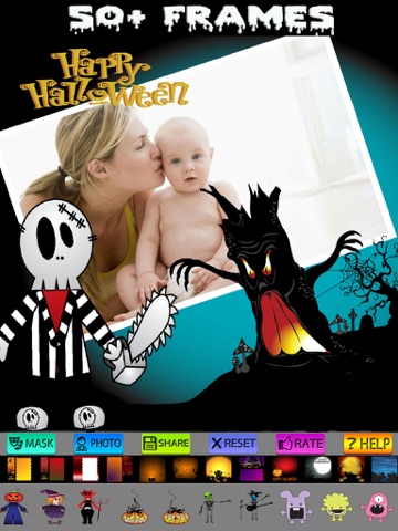 Happy Halloween Cards and Framesのおすすめ画像1