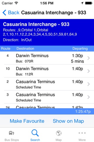 NT Bus Tracker screenshot 3