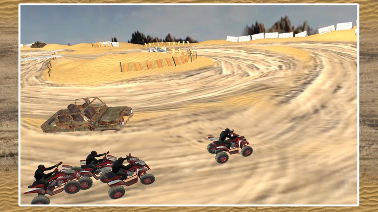 Quad Bike Race - Desert Offroad screenshot-4