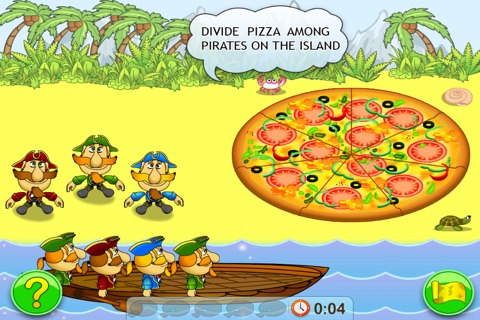 Fractions & Smart Pirates. Lite screenshot 2