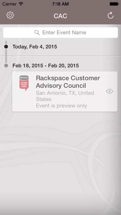 Rackspace Managed Hosting's CAC App