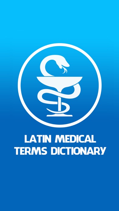 Latin medical terms dictionary Screenshot 1