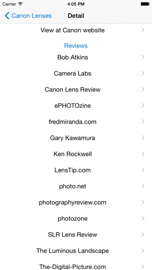 Canon Lenses(圖3)-速報App