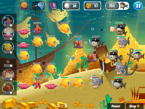 Рыбки против Пиратов (Fish vs Pirates) для iPad