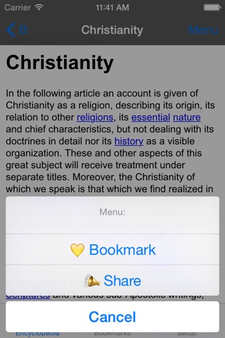 Catholic Encyclopedia Offline screenshot 3