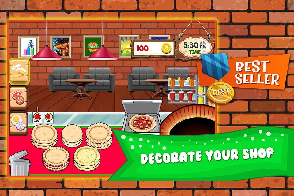 Pizza Cooking Dash Fever Maker - restaurant story shop & bakery diner town food games! screenshot 3