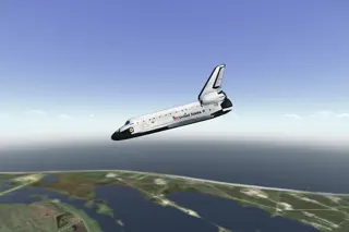 F-Sim Space Shuttle - Screenshot 1