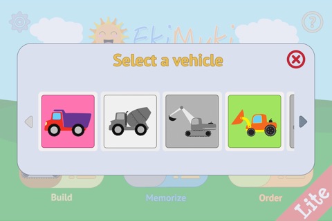 EkiMuki - Learn by playing with vehicles (Lite) screenshot 2
