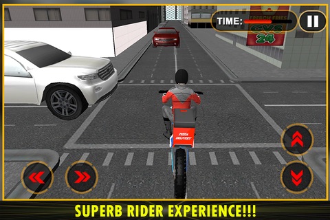 Pizza Delivery Bike Rider simulator 3D screenshot 2
